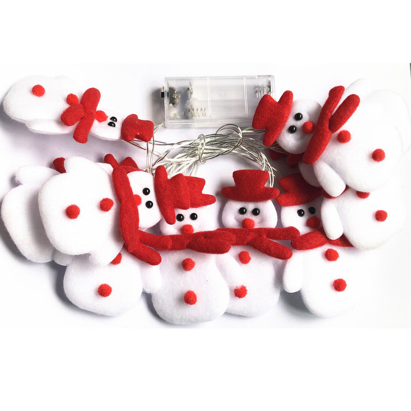 LED Christmas Snowman String Lights Decoration