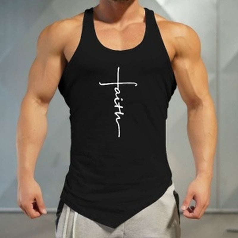 Gym Tank Casual Slim Graphic Shirt