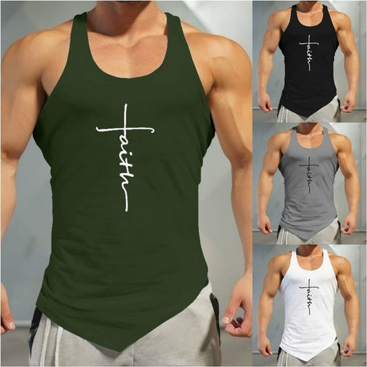 Gym Tank Casual Slim Graphic Shirt