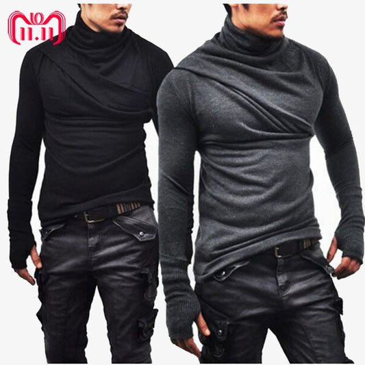 Streetwear Moletom Male Slim Fit Long Sleeve T-Shirt