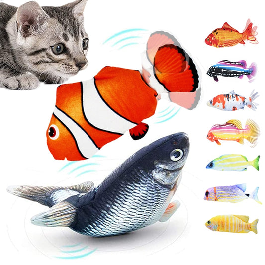 USB Electric Charging Simulation Fish Interactive Cat Toys