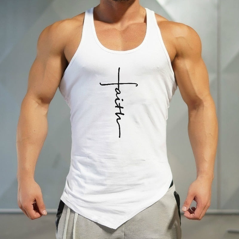 Gym Tank Casual Slim Graphic Shirt