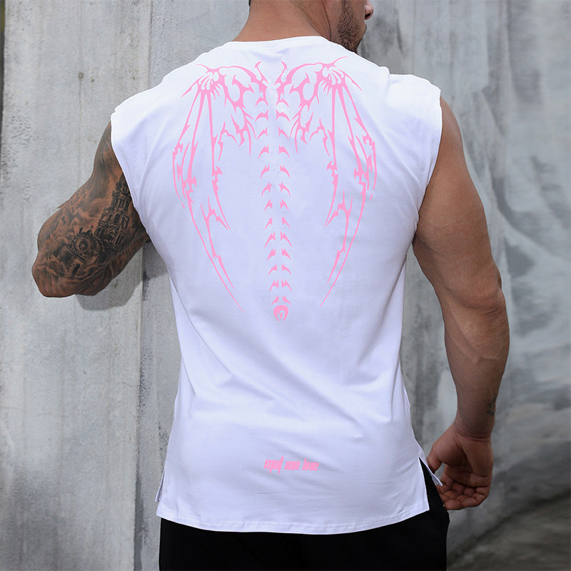 Sleeveless Loose Sports Shirt