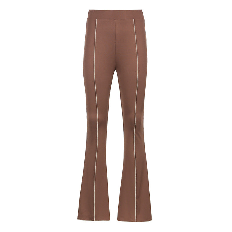 High Waist Figure Flared Pants