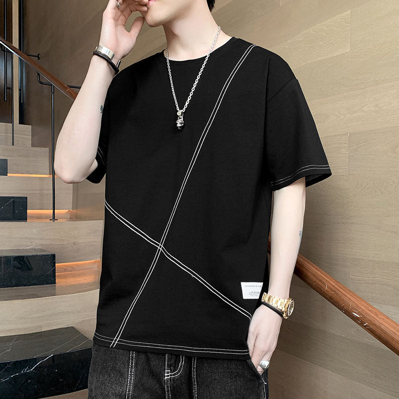 Half-sleeved Loose Tide Shirt