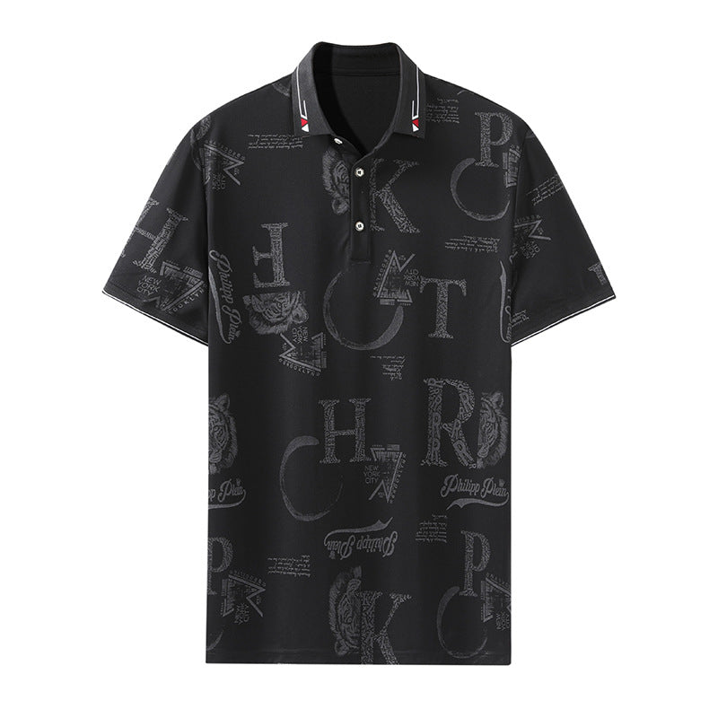 Short Sleeve Ice Filament Shirt