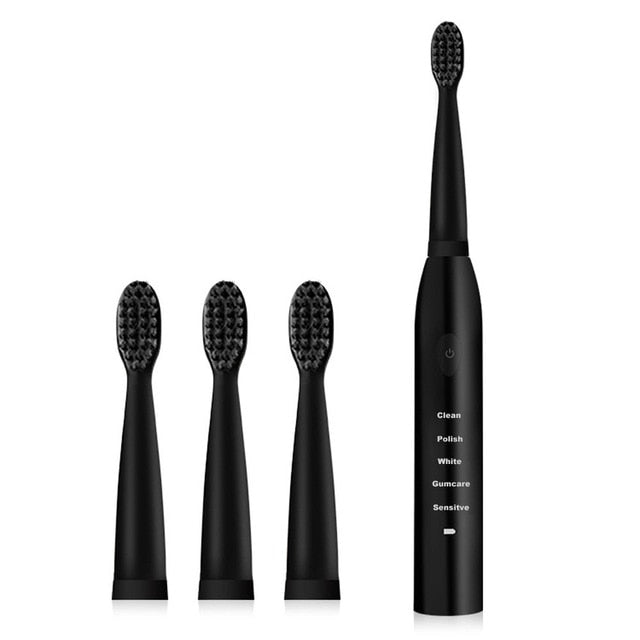 Powerful Ultrasonic Sonic Electric Toothbrush USB Charge Rechargeable
