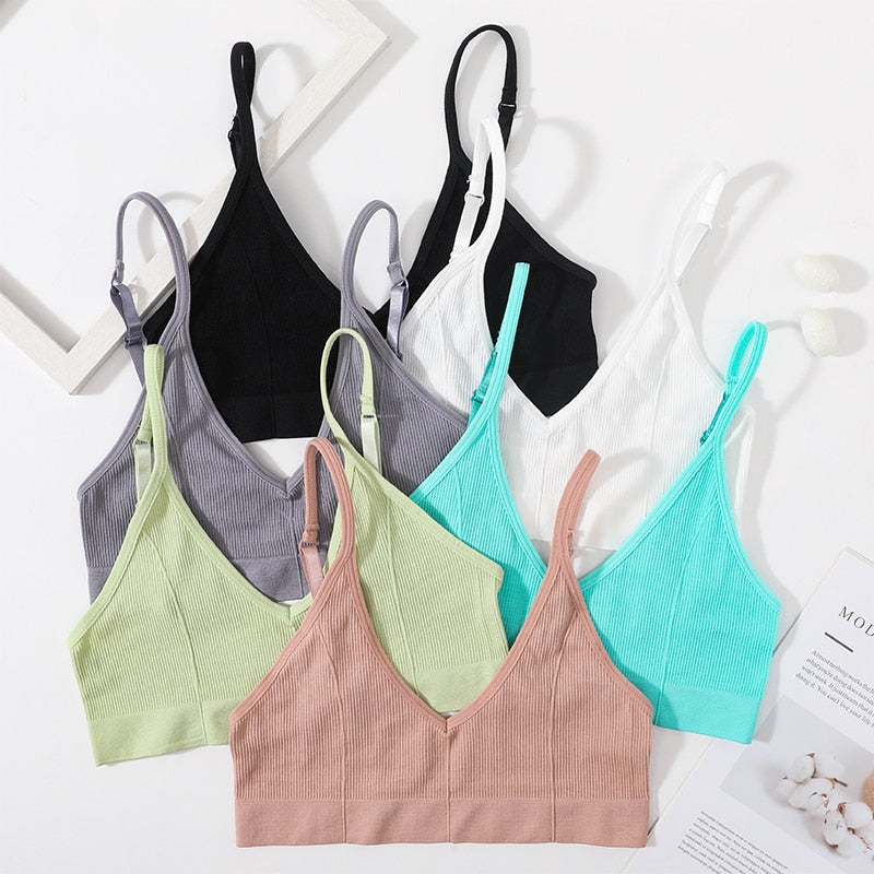 Seamless Solid Low Back Bralette