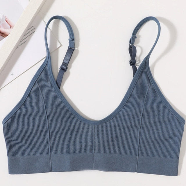 Seamless Solid Low Back Bralette