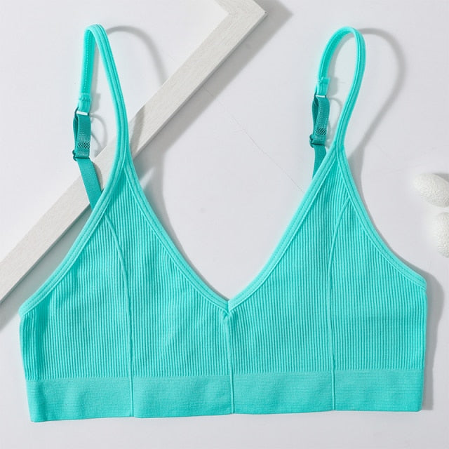 Seamless Solid Low Back Bralette