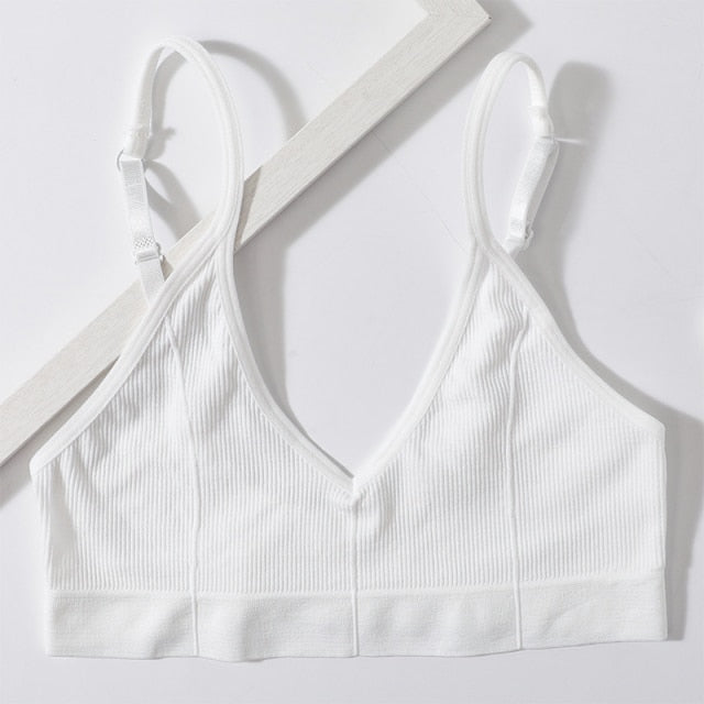 Seamless Solid Low Back Bralette
